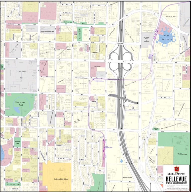 Central Business District Maps - Kroll Map Company